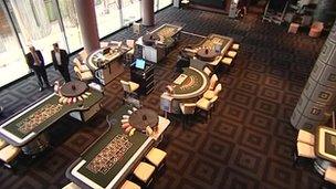The casino interior