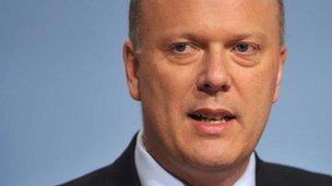 Justice Secretary Chris Grayling