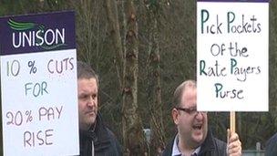 The Unison protest