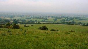 Land north of Bignall End