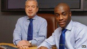 Tim Campbell with Alan Sugar