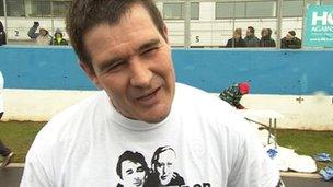 Nigel Clough at the Clough Taylor People's Run