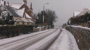 Snow in Guernsey