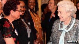 Queen at Commonwealth reception