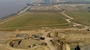 Building site at Hinkley Point