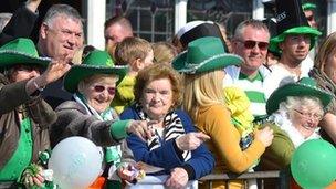 St Patrick's Parade in Birmingham