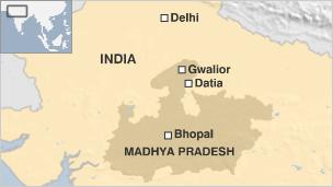 Map of Madhya Pradesh