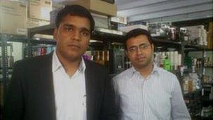 Purplle founders Manish Taneja and Rahul Dash