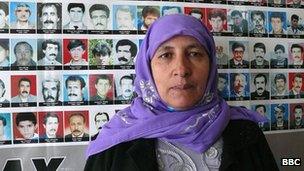 Adile Samur, a Kurdish mother whose three children joined the PKK