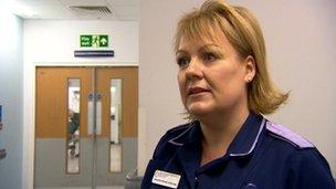 Joanne Basketfield assistant director of nursing at the QE