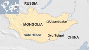 Map of Mongolia