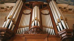 Organ at Colchester Town Hall