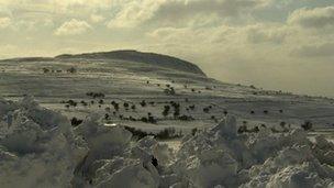 Snow in the glens of Antrim