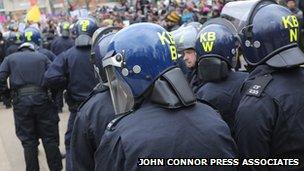 Police at university