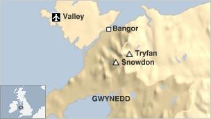 Tryfan map