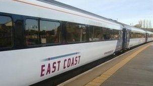 East Coast train