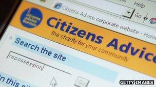 Citizens Advice Bureau website