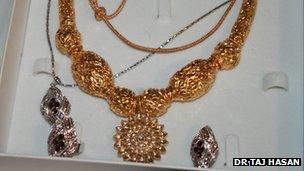 Some of the stolen jewellery