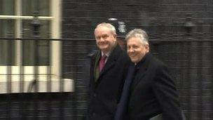 Peter Robinson and Martin McGuinness