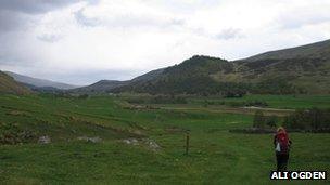 Cateran trail at Glenshee