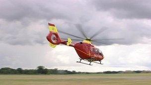 Air ambulance - generic archive image