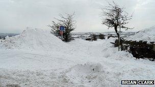 Residents of Allerton Upper Green are snowed in