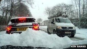 Snowscape in Aberdeen