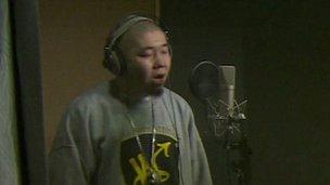 Mongolian rap artist Gee