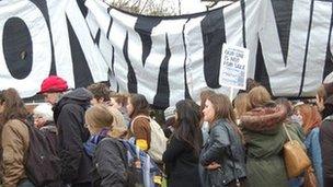 University of Sussex protest