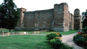 The largely Colchester Castle was built by the Normans in the 12th Century