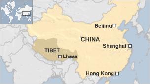 Tibet map