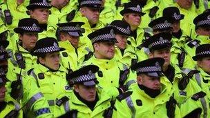 Police in Glasgow