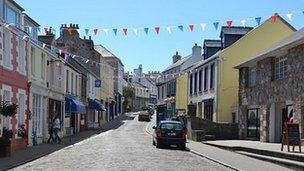 Victoria Street in Alderney