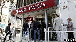 A Laiki bank branch in Nicosia, 29 Mar 13