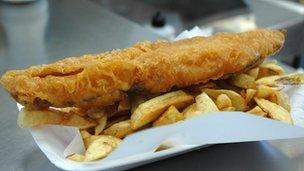 Fish and chips - file pic