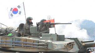 South Korean military exercise. Photo: 1 April 2013