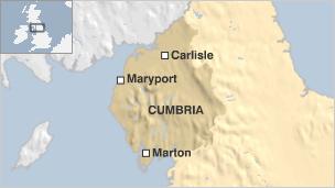 Cumbria locator