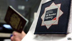 UK border agency officer