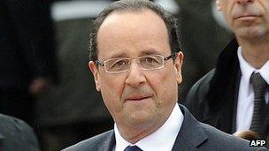 French President Francois Hollande, 3 Apr 13