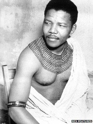 Nelson Mandela as a young man