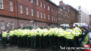 Green Brigade protest