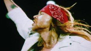 Axl Rose of Guns N' Roses