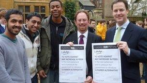 Nick Clegg pledges not to raise tuition fees