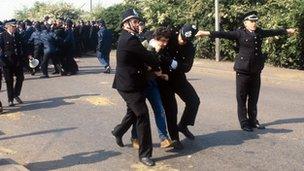 Miner's Strike, Orgreave coke depot