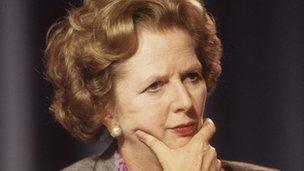 Lady Thatcher in 1985