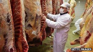 German abattoir - file pic