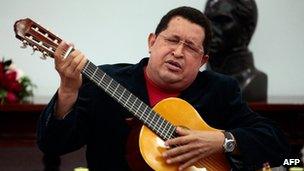 Late Venezuelan president Hugo Chavez