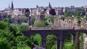 Luxembourg's old town skyline