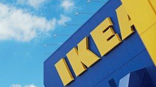 The front of an IKEA store