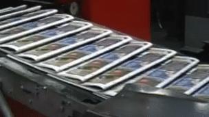 Media Wales newspapers being printed